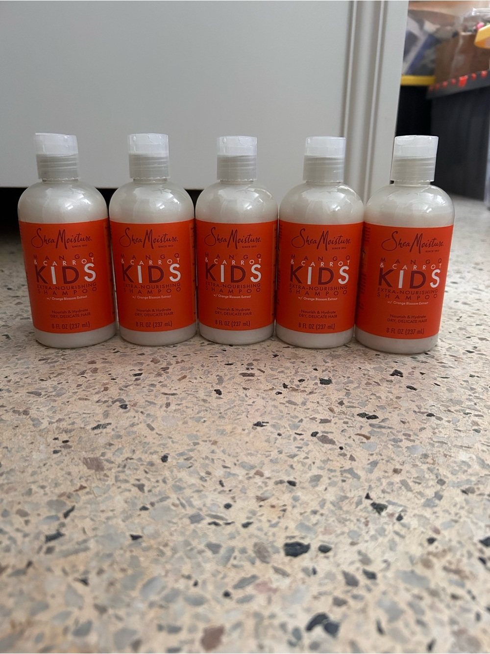 Shea Moisture Mango & Carrot Kids Conditioner Orange Blossom Extract 8oz -5pack